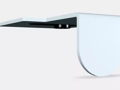 HJALPA Fitting f mount exterior functions Low-poly 3D model