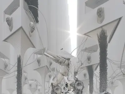 STONE FOREST the concept of post-Apocalypse 3D model