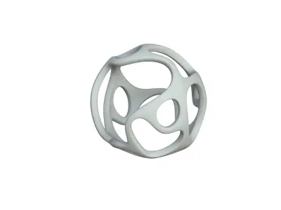 SciFi Cube Object No 34141 Low Poly Shape Texture