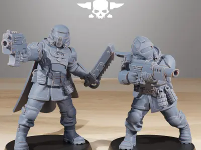 Vaskar Freedom Fighters 3D print model