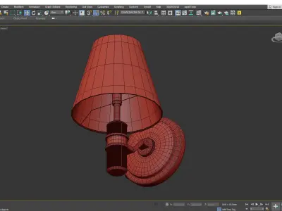  Rigdon Single Sconce Low-poly 3D model