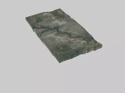 Edmonton City Low-poly 3D model