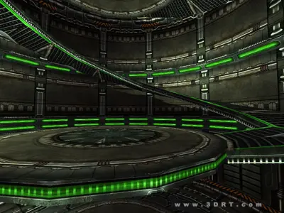 3DRT - Storage Facility  Low-poly 3D model