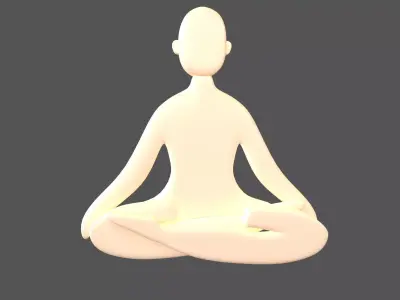 Chakra Icon v1 003 Low-poly 3D model