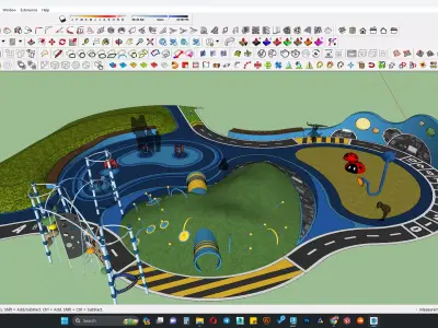 Playground 3d model  3D model