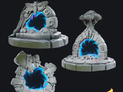 Portals of Atarien Full Set 3D print model