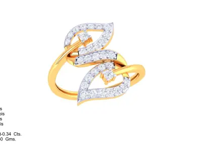  Women Ring MTL 3dm STL OBJ FBX Details 3D print model 29