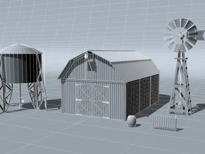 Barn 24002 3D model