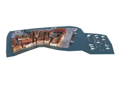 city 01 set 08 am 133 3D model