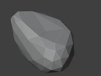 Low Poly Rock 10 Free low-poly 3D model