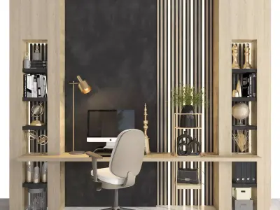 Office Furniture 09 3D model