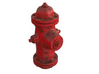 Fire Hydrant 3D model 32