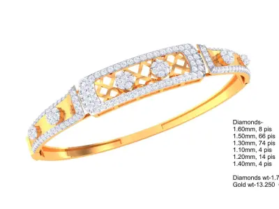 Light Weight bracelets 128 designs 3D print model