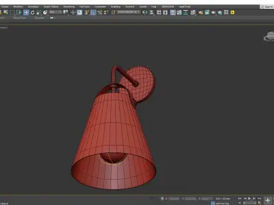 Mitzi Karin Wall Sconce Low-poly 3D model