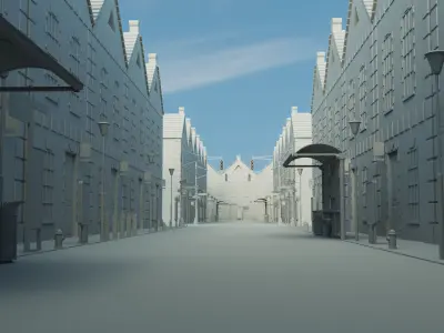 New Street 3D model