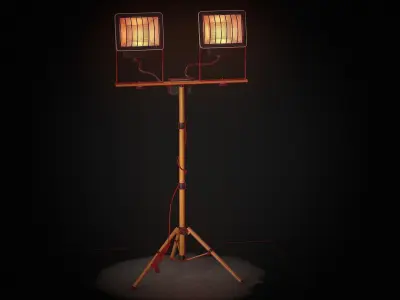 Military Pack Low-poly 3D model