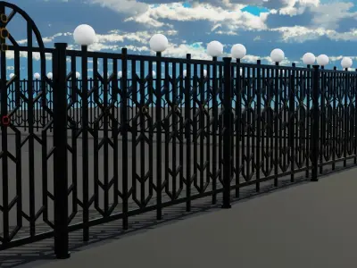 Exterior models Low-poly 3D model