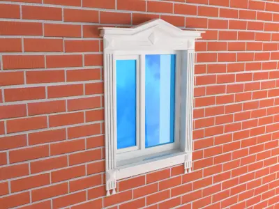 jamb on the window 3D model