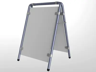 Sign Standing 3d model 3D model