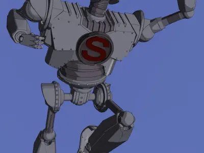The Iron Giant 3D model