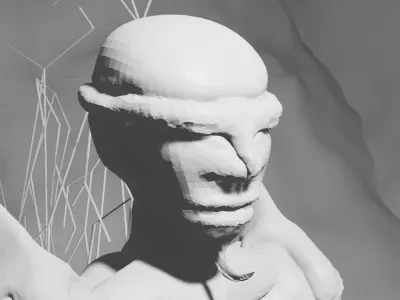 alien warrior 3D model