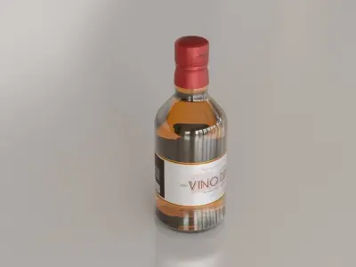 Whisky Scotch Bottle 01 3D model