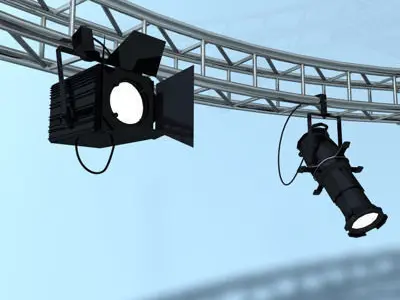 Round truss 3D model