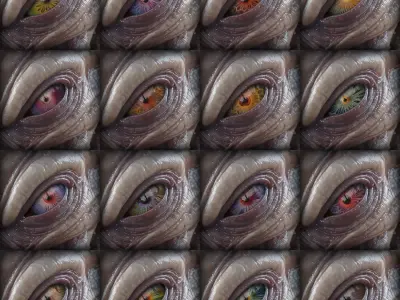 Alien Fantasy Eyes Vol 01 - PBR Texture