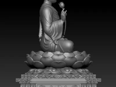 Buddha 3d model 3D print model