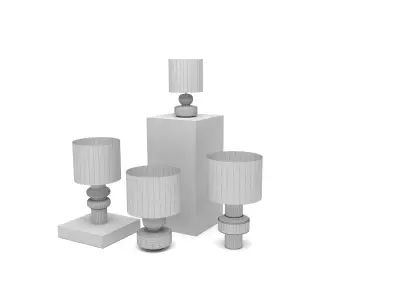 Table lamp classic 3D model