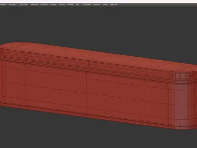 Laskasas BROWN Low-poly 3D model