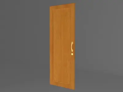 Closet - gabinete with 4 doors and 6 drawers 3D model