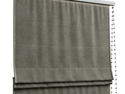 Roman curtains 05 3D model