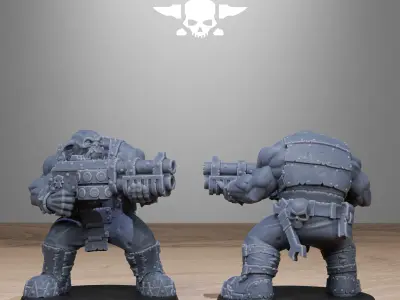 Orkaz Bros Infantry 3D print model