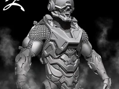 Sci-Fi Characters  Part 2 3D Model Pack