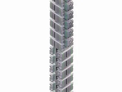 Sci-fi Tower 004 3D model