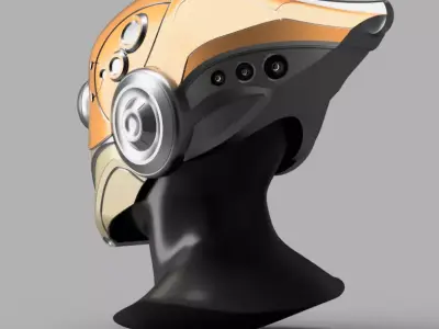 Sci Fi Space Helmet 3D print model