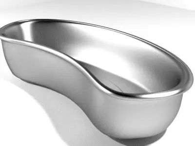 Medical Equipment Kidney Dish 3D model