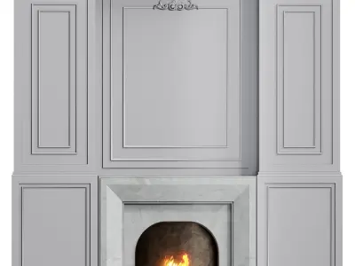 Fireplace 34 3D model