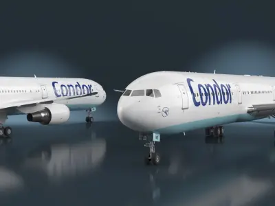  Condor Flugdienst Boeing 767-400 with Cabin and Doors 