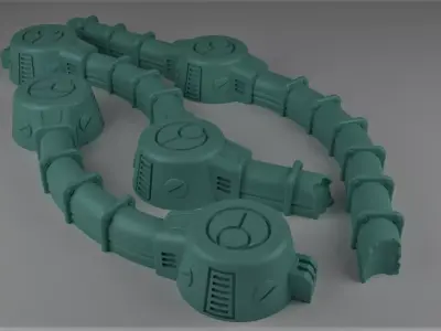 Modular Xeno Pipeline Free 3D print model
