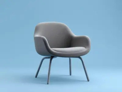 Office Guest Chair 3D model
