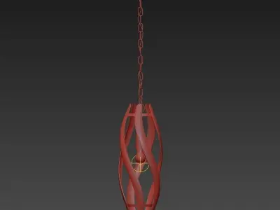 Trephine Small Pendant 3D model