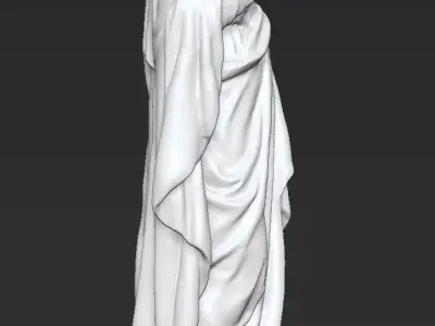 Immaculate Heart - Sculpture of the Blessed Virgin Mary Free 3D print model