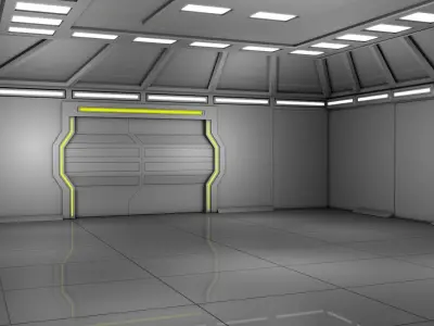 Sci Fi Room  3D model