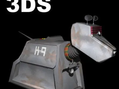 K9 Robotic Dog 3D Model 3D model