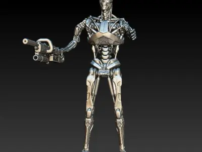 Terminator T800 STL 3D print model