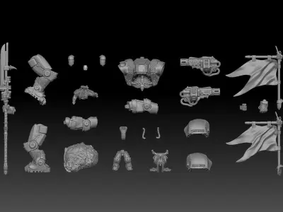 Exo Striker 1 3D print model