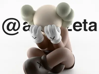 Kaws Separated Textured 3D model