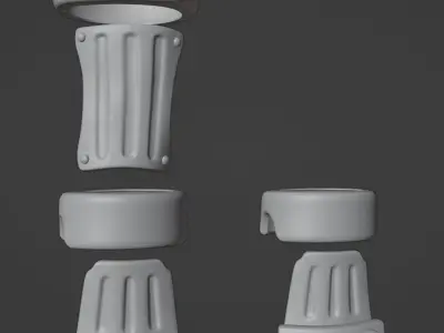 Street Fighter 6 Cammy Gauntlets STL file for 3D print 3D print model